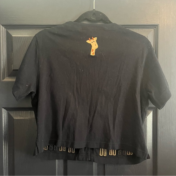 Vintage Bechamel Giraffe Cardigan Top, Size Petite M, EUC - Picture 2 of 5